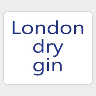 London dry gin Sticker